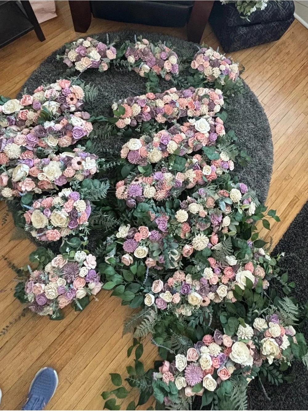 Floral Sola Wood Arrangement Trio in Soft Pastel Colors - Home Accents